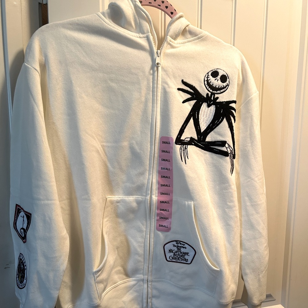 Nightmare before Christmas zip up sweater